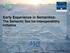 Early Experience in Semantics: The Semantic Sea Ice Interoperability Initiative Ruth Duerr