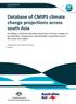 Database of CMIP5 climate change projections across south Asia