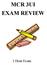 MCR 3UI EXAM REVIEW. 2 Hour Exam