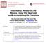 Information: Measuring the Missing, Using the Observed, and Approximating the Complete