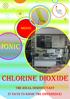 GENOX IONIC. Chlorine dioxide. The ideal disinfectant It pays to know the difference!