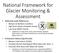 National Framework for Glacier Monitoring & Assessment National-scale Reference :