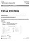 This package insert contains information to run the Total Protein assay on the AEROSET System and the ARCHITECT c8000 System.