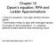Chapter 10 Dyson s equation, RPA and Ladder Approximations