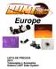 Europe LISTA DE PRECIOS 2012 Telescopios y Accesorios Solares LUNT Solar System