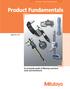 Precision Tools & Instruments. Product Fundamentals. Bulletin No An essentials guide of Mitutoyo precision tools and instruments