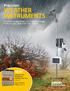 WEATHER INSTRUMENTS. Precision NEW! WEATHER MONITORING SYSTEMS FOR HOME, AGRICULTURE, INDUSTRY AND SCHOOL 2014 CATALOG