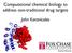 Computational chemical biology to address non-traditional drug targets. John Karanicolas