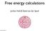 Free energy calculations