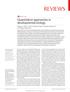 Quantitative approaches in developmental biology