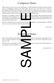 SAMPLE. Textwriter Notes