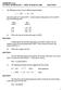 CHEMISTRY 1AA3 TUTORIAL PROBLEM SET 7 WEEK OF MARCH 4, 2002