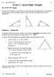Section 2.1 Special Right Triangles