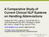 A Comparative Study of Current Clinical NLP Systems on Handling Abbreviations