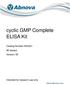 cyclic GMP Complete ELISA Kit