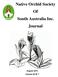 Native Orchid Society Of South Australia Inc. Journal