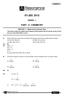 IIT-JEE 2012 PAPER - 1 PART - II : CHEMISTRY. SECTION - I : Single Correct Answer Type