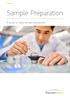 E-Guide. Sample Preparation. A guide to ideal sample preparation