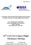 13 th AAS/AIAA Space Flight Mechanics Meeting