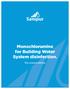 Monochloramine for Building Water System disinfection. The science behind.
