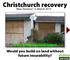 Christchurch recovery