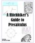 A Hitchhiker s Guide to Precalculus