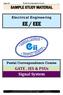EE / EEE SAMPLE STUDY MATERIAL. GATE, IES & PSUs Signal System. Electrical Engineering. Postal Correspondence Course