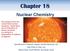 Chapter 18. Nuclear Chemistry
