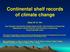 Continental shelf records of climate change