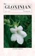 the GLOXINIAN The Journal for Gesneriad Growers Vol. 55, No. 3 Third Quarter 2005 Cyrtandra compressa