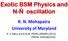 Exotic BSM Physics and N-N oscillation R. N. Mohapatra University of Maryland