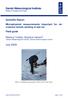 Scientific Report Microphysical measurements important for microwave remote sensing of sea ice Field guide