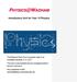 Introductory Unit for Year 12 Physics
