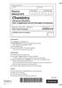 Pearson Edexcel GCE Chemistry Advanced Subsidiary Unit 2: Application of Core Principles of Chemistry
