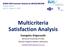 Multicriteria Satisfaction Analysis
