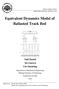 Equivalent Dynamics Model of Ballasted Track Bed