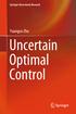 Springer Uncertainty Research. Yuanguo Zhu. Uncertain Optimal Control