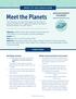 READY-TO-USE LESSON PLANS. Meet the Planets