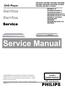 Service Manual. Service. DVD Player CLASS 1 LASER PRODUCT
