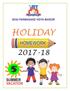 Happy Holidays TIPS FOR CHILDREN