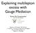 Explaining multilepton excess with Gauge Mediation