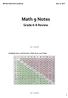 Math 9 Notes. Grade 6 8 Review. Multiplication and Division: Slide show and Table. M9 Intro Notes 2017.notebook. June 12, 2017.