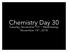 Chemistry Day 30. Tuesday, November 13 th Wednesday, November 14 th, 2018