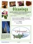Gleanings. a monthly newsletter from The Gesneriad Society, Inc. Volume 4, Number 7 July 2013