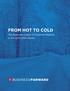 FROM HOT TO COLD. The Business Impact of Extreme Weather in the Winter