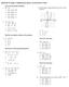 Quadratic Formula, Completing the Square, Systems Review Sheet