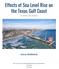 Effects of Sea Level Rise on the Texas Gulf Coast