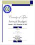 Annual Budget January 1, 2017 December 31, Presented by