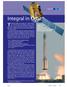 Integral in Orbit* The Integral satellite was launched on 17 October 2002, at