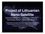 Project of Lithuanian Nano-Satellite